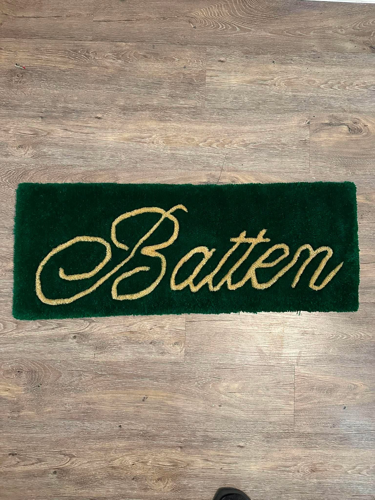 Custom tufted rug by Stubbs' Rugz